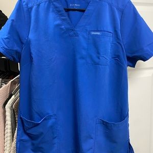 Jaanuu royal blue scrubs